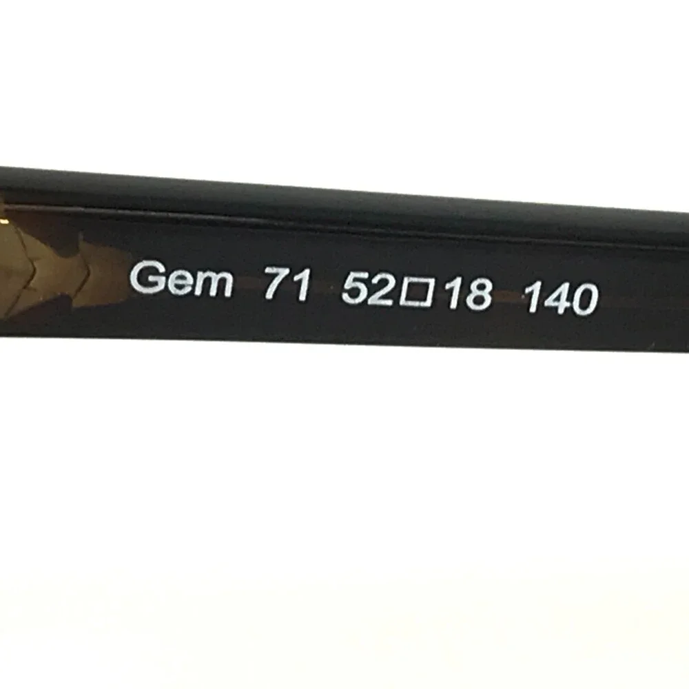 Gem Sunglasses 71 C.BLK/BL Blue Brown Tortoise Crystals Frames with Brown Lenses